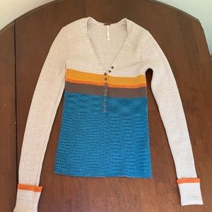 Free People knit top xs